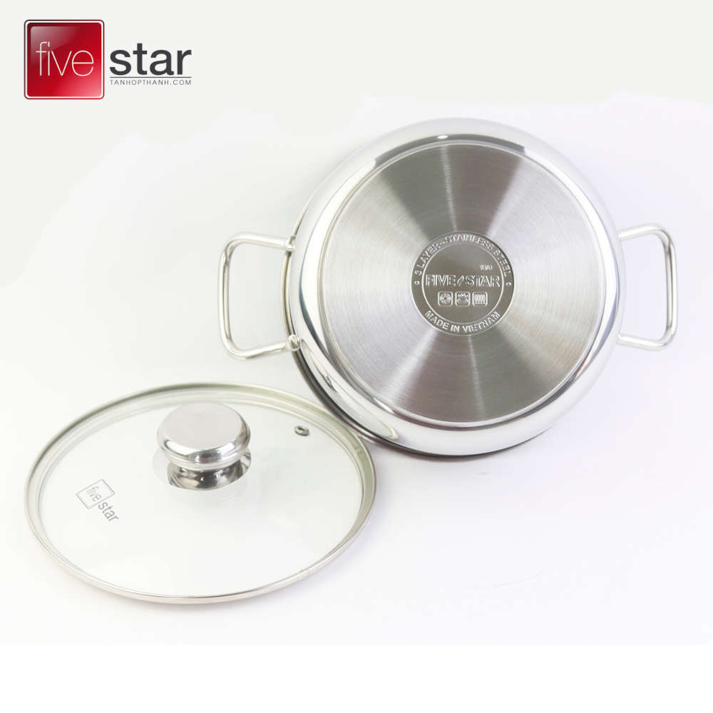 BỘ NỒI FIVESTAR FSB3028,3 VUNG INOX, 3 ĐÁY - LIÊN HỆ ĐỂ ĐƯỢC GIÁ TỐT
