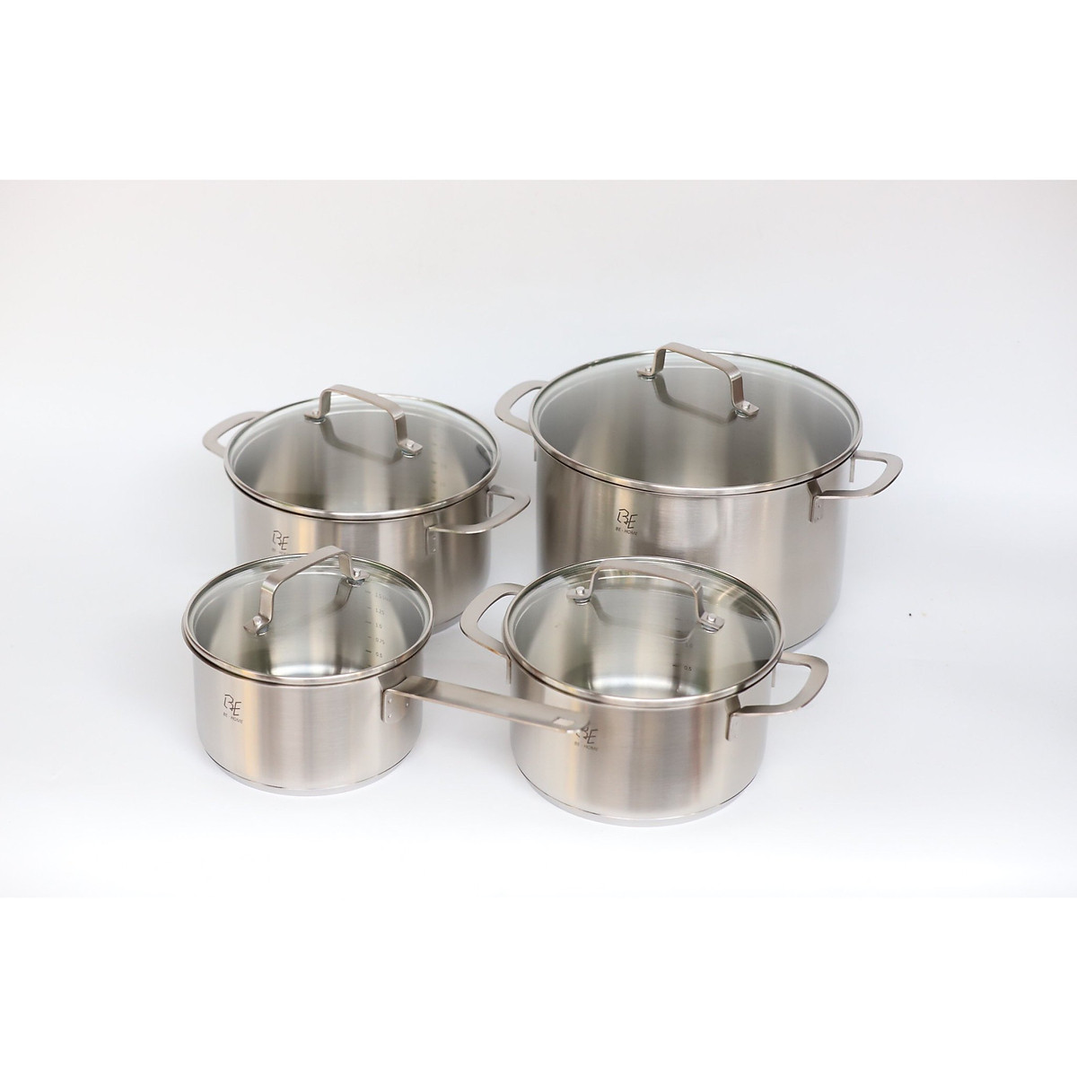Bộ nồi inox 4 nồi Be- Home BH04CLAD5
