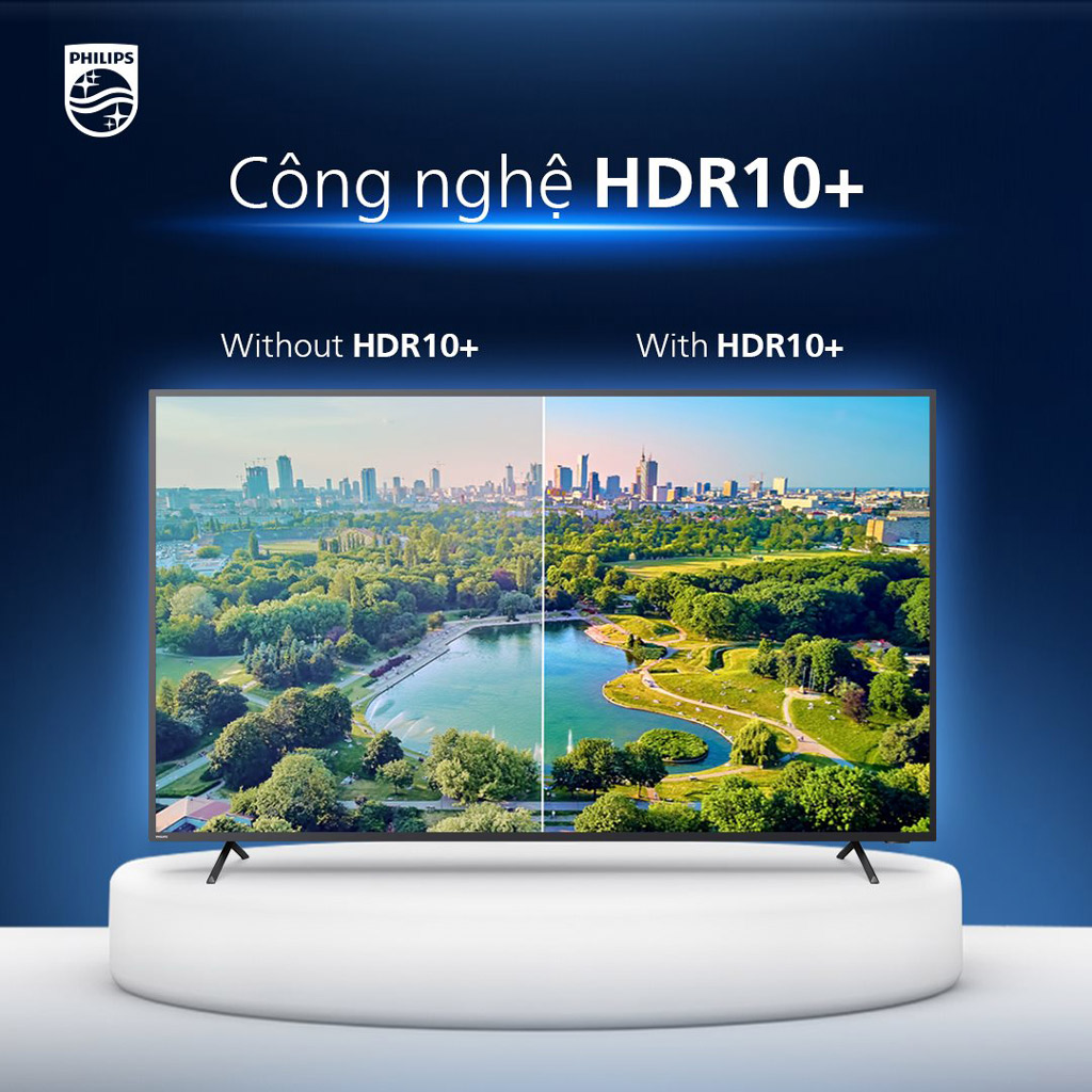 Smart Tivi Philips 4K 55 inch 55PUT8215 giọng nói Mới 2021