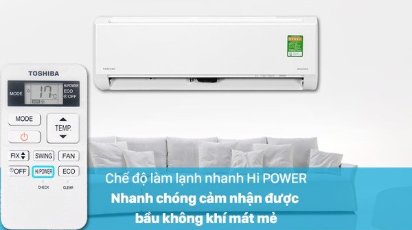 Điều hòa Toshiba 1 chiều Inverter 9000BTU RAS-H10L3KCVG-V