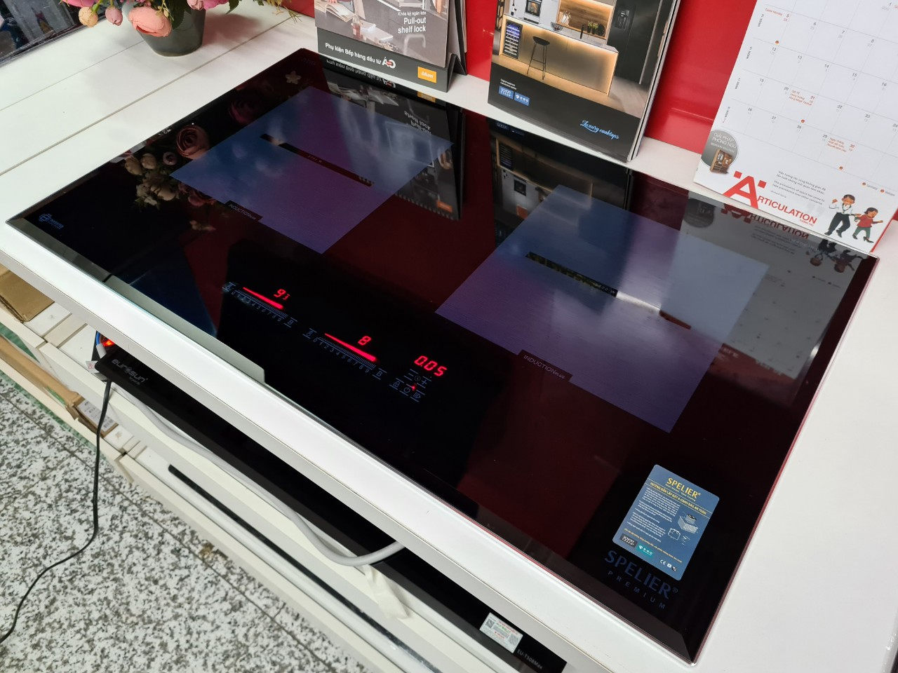 BẾP ĐIỆN TỪ ĐÔI SPELIER SPE IC 1088EG (71 x 41)