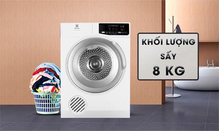 Máy sấy quần áo 8Kg Electrolux EDV805JQWA