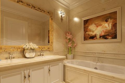 Gương trang trí phòng tắm -  nhà tắm cao cấp