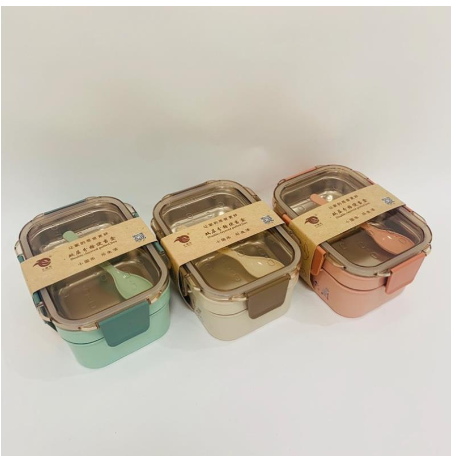 Hộp đựng cơm văn phòng 2 tầng inox 304 cao cấp MS 2410