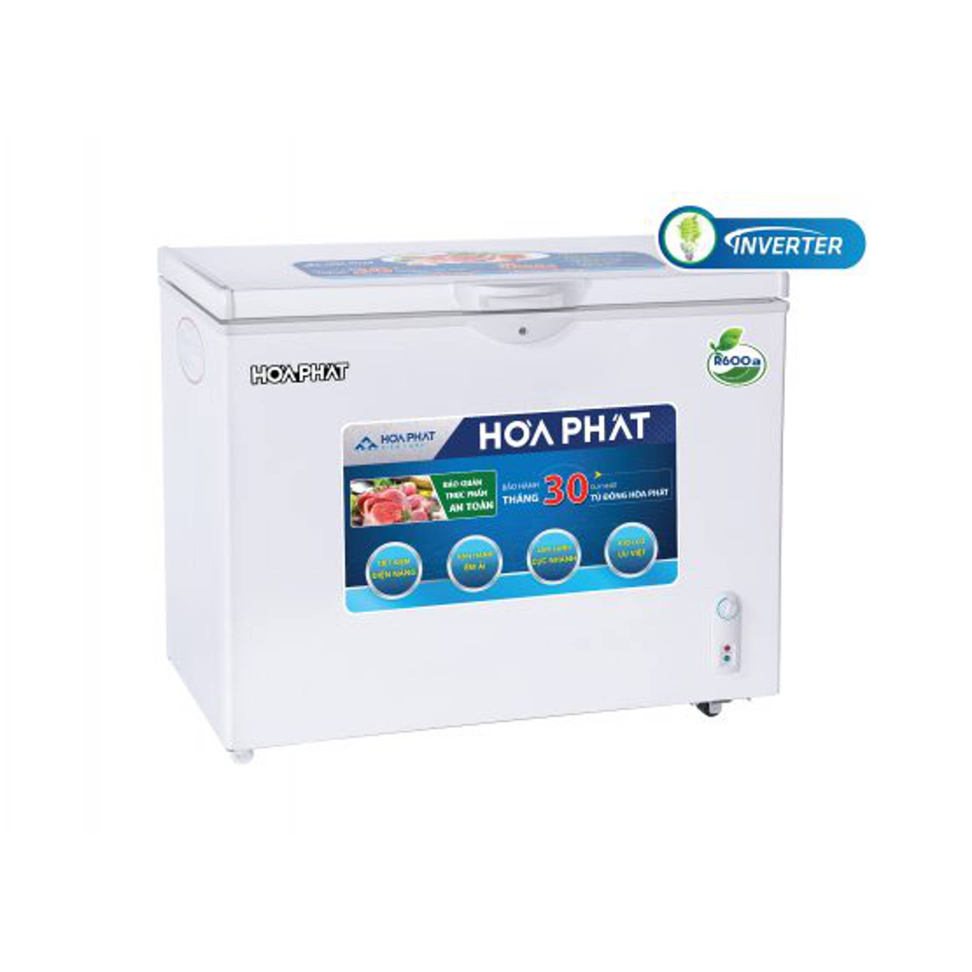 Tủ đông Hòa Phát 252L HCF 516S1Đ1, 1 chế độ dàn đồng