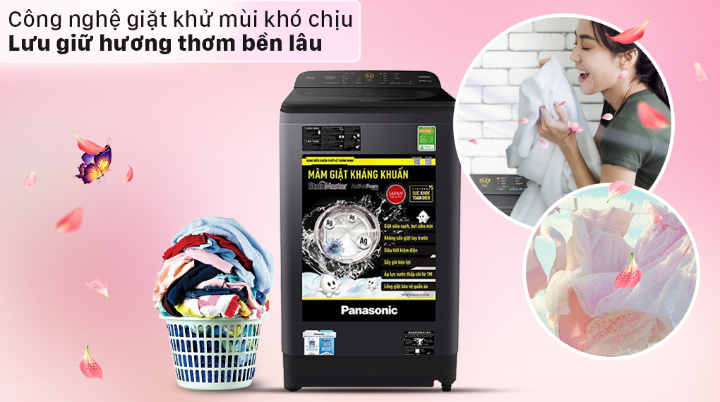 Máy giặt Panasonic 9 Kg NA-F90A9BRV
