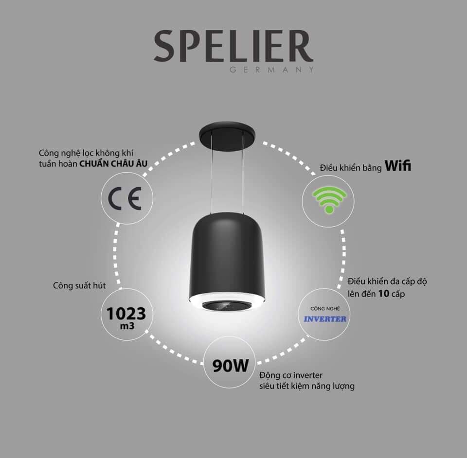 Máy hút mùi Spelier SP 850G