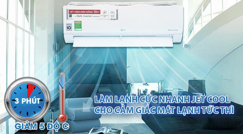 Điều hòa LG Inverter 1 chiều 12000BTU V13ENS DUALCOOL