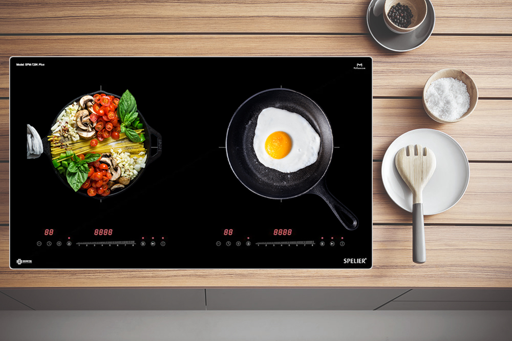 BẾP ĐIỆN TỪ ĐÔI SPELIER SPM-729K PLUS