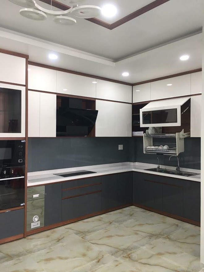 Tủ Bếp Thùng Nhựa Picomat Cánh Acrylic ND-08