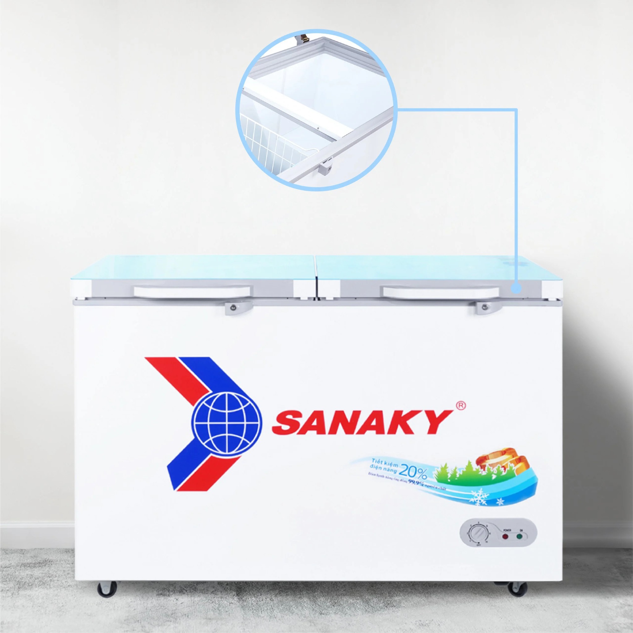 Tủ đông Sanaky VH-2899W2KD, 280 lít, 2 chế độ - Liên hệ để được giá tốt