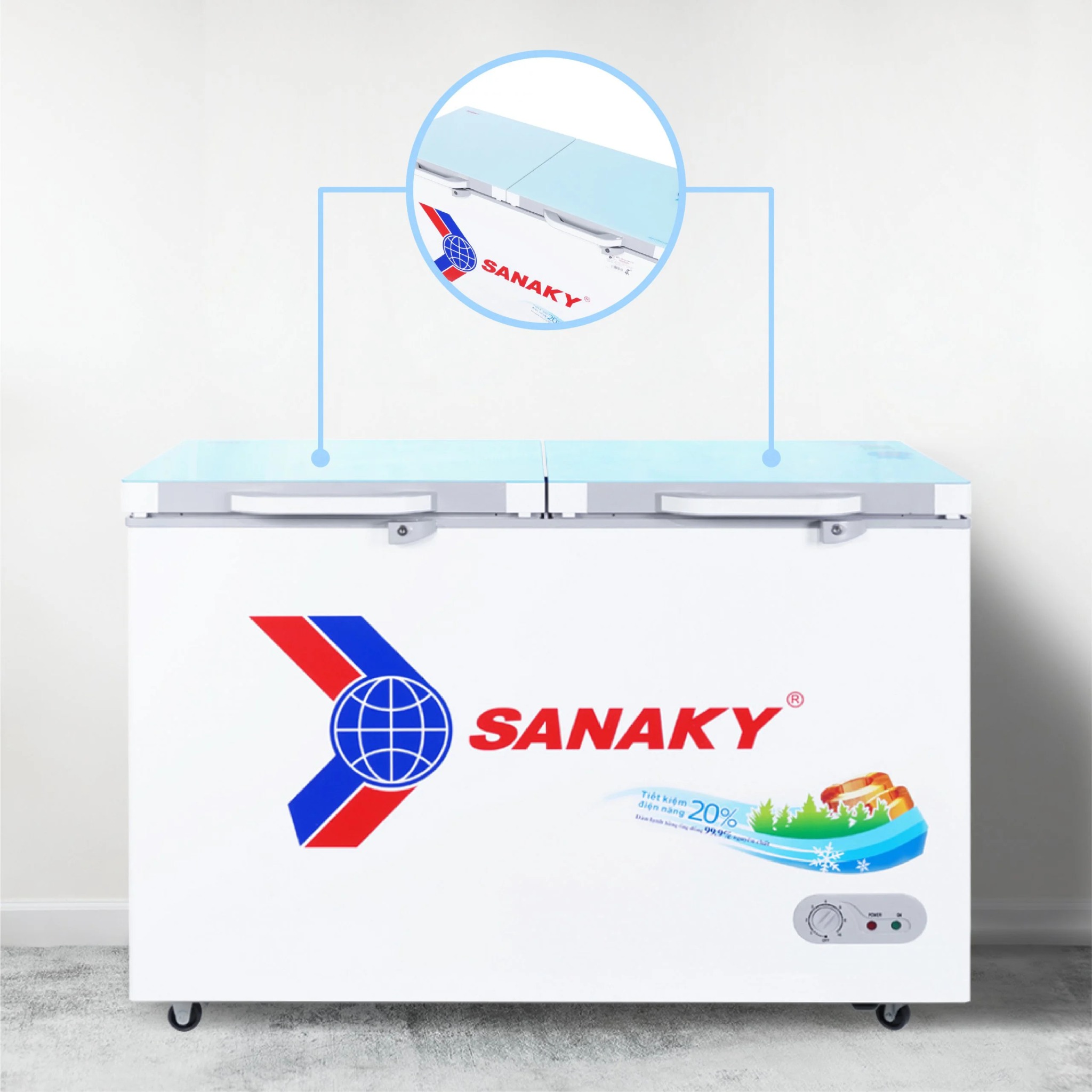 Tủ đông Sanaky VH-2899W2KD, 280 lít, 2 chế độ - Liên hệ để được giá tốt