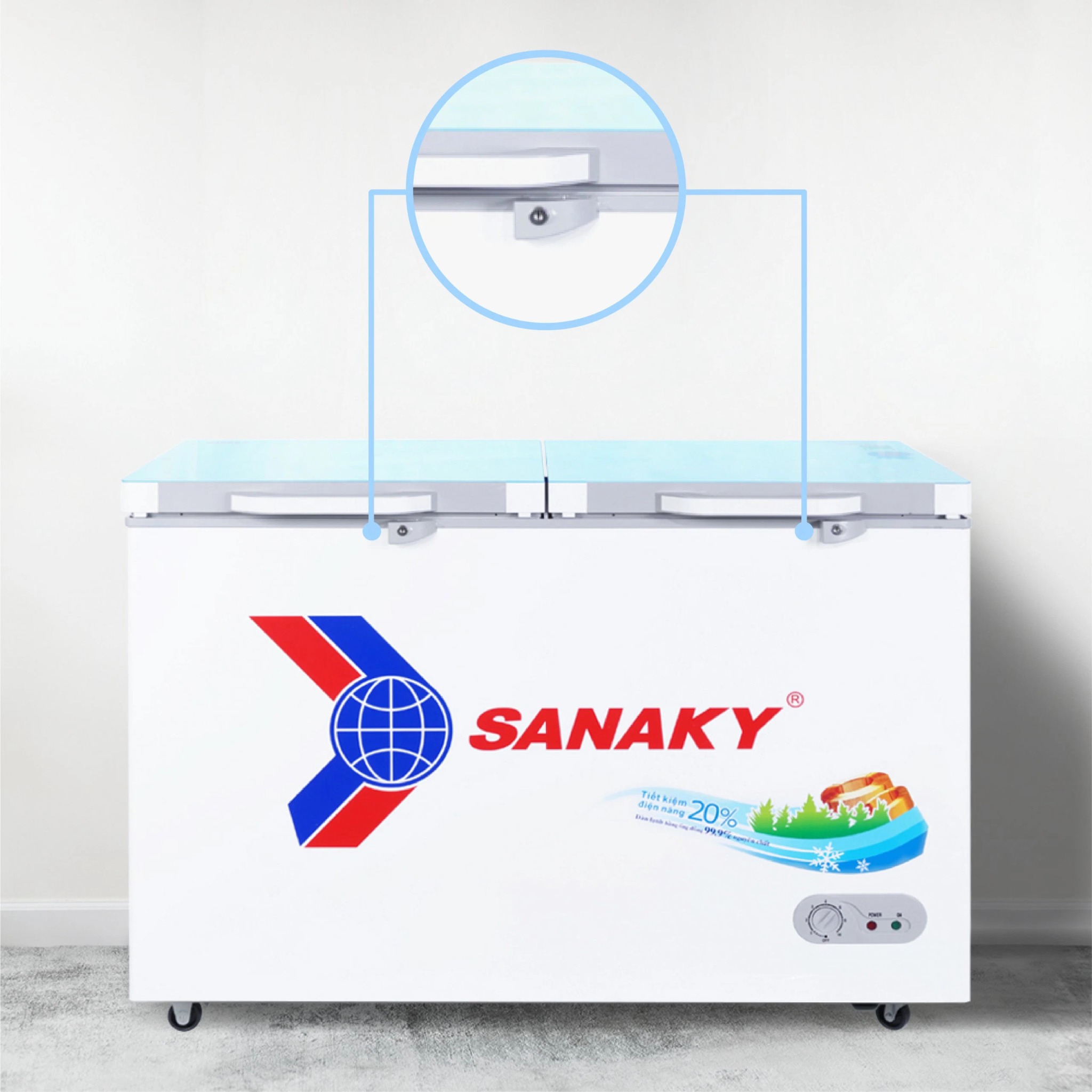 Tủ đông Sanaky VH-2899W2KD, 280 lít, 2 chế độ - Liên hệ để được giá tốt