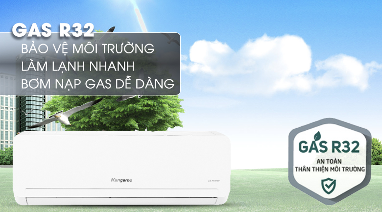Điều hòa Kangaroo 1 chiều Inverter 12000BTU KGAC12CI