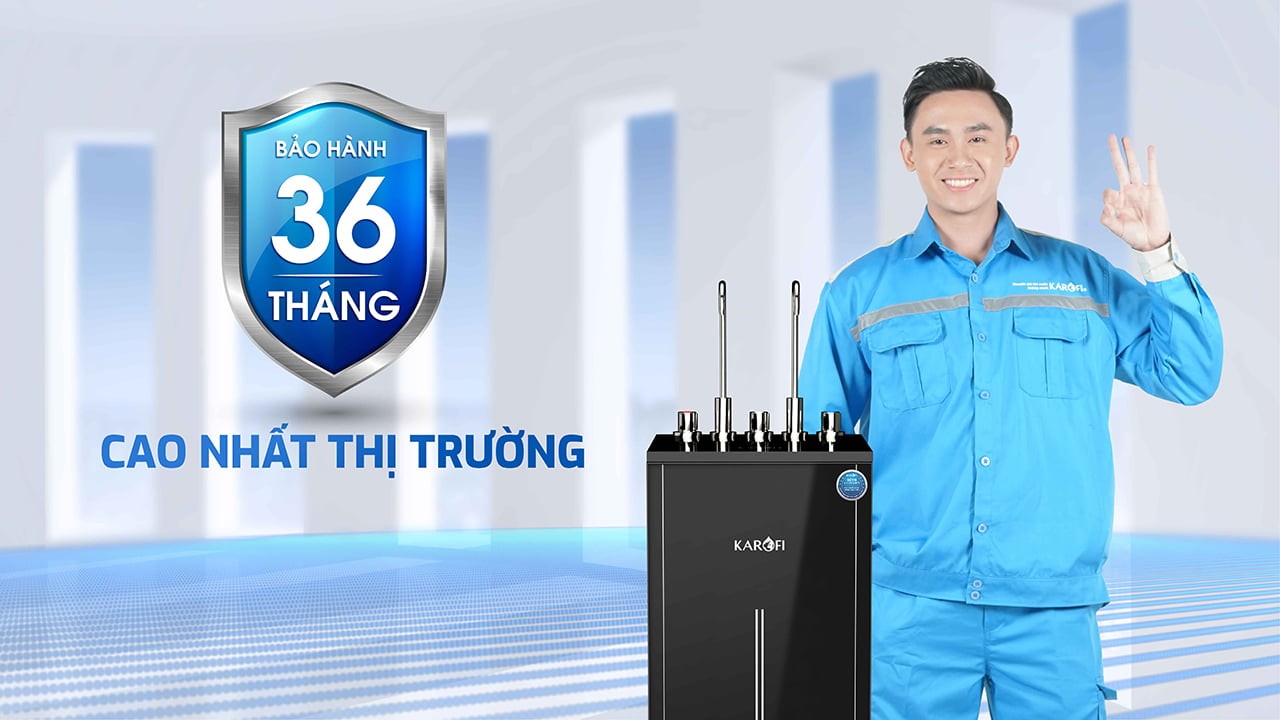 Máy lọc nước nóng lạnh Karofi KAD-L56, nóng, nguội, lạnh