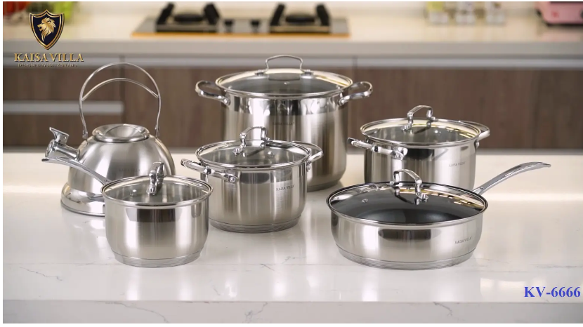 Bộ Nồi Cao Cấp Chính Hãng Của Đức Kaisa Villa mã KV 6666