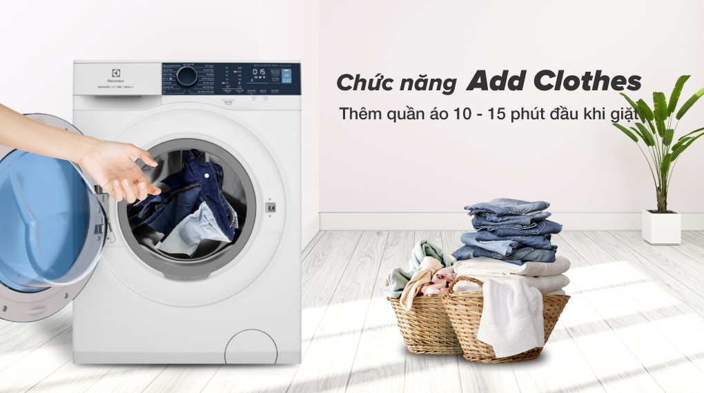 MÁY GIẶT ELECTROLUX EWF9024P5WB, 9KG, LỒNG NGANG, MÀU TRẮNG