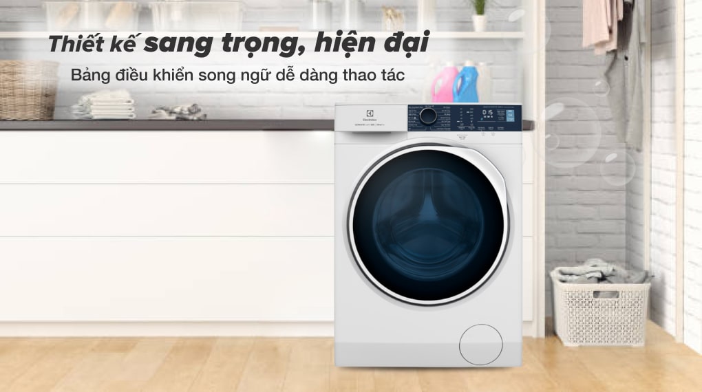 MÁY GIẶT ELECTROLUX EWF9024P5WB, 9KG, LỒNG NGANG, MÀU TRẮNG