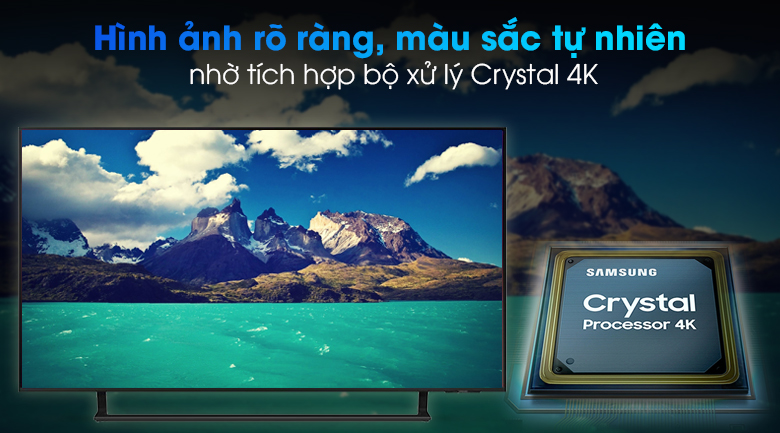 Smart Tivi Samsung 4K Crystal UHD 50 inch UA50AU9000