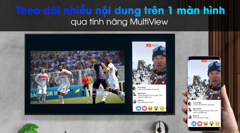 Smart Tivi Samsung 4K Crystal UHD 50 inch UA50AU9000