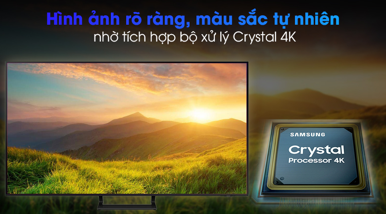 Smart Tivi Samsung 4K Crystal UHD 65 inch UA65AU9000