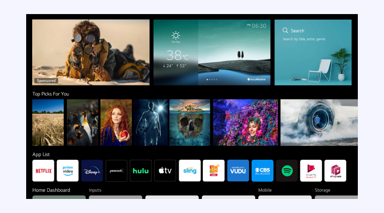 Smart Tivi LG 4K 65 inch 65UP7720PTB