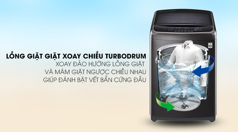Máy giặt LG Inverter lồng đứng 22kg TH2722SSAK TurboWash3D