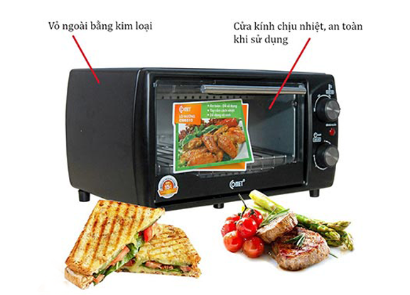 Lò nướng cơ Comet CM6510 10L
