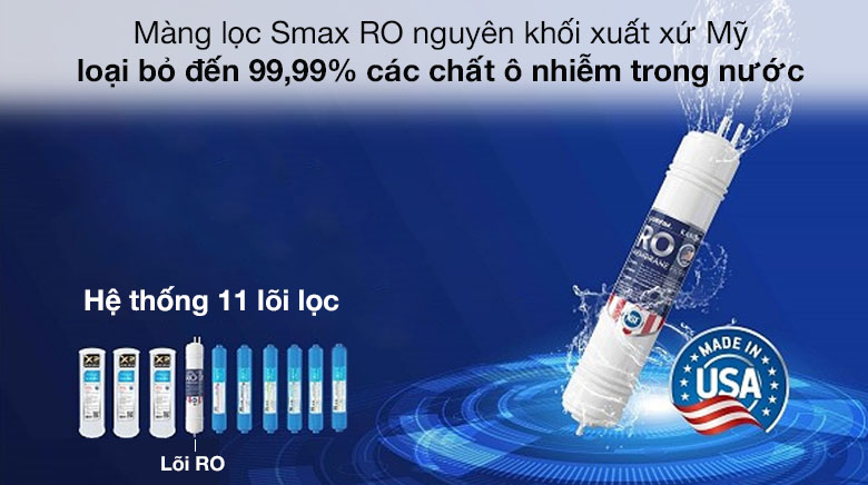 Máy lọc nước Karofi KAD-D66 11 lõi RO nóng nguội lạnh