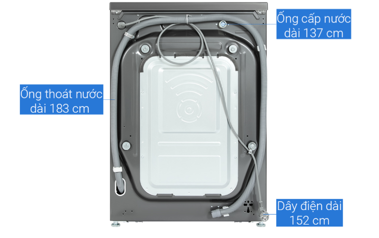 MÁY GIẶT LG FV 1409S4M, 9KG, LỒNG NGANG, MÀU XÁM - LIÊN HỆ ĐỂ ĐƯỢC GIÁ TỐT