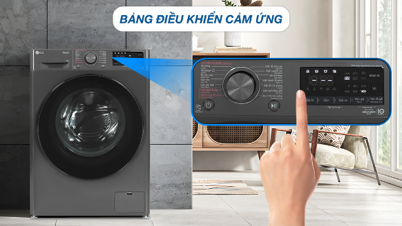 MÁY GIẶT LG FV 1409S4M, 9KG, LỒNG NGANG, MÀU XÁM - LIÊN HỆ ĐỂ ĐƯỢC GIÁ TỐT
