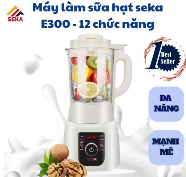 MÁY LÀM SỮA HẠT SEKA E300, 1,75 L, 12 CHỨC NĂNG - LIÊN HỆ ĐỂ ĐƯỢC GIÁ TỐT