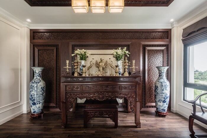 Thiết kế phòng thờ theo phong thủy