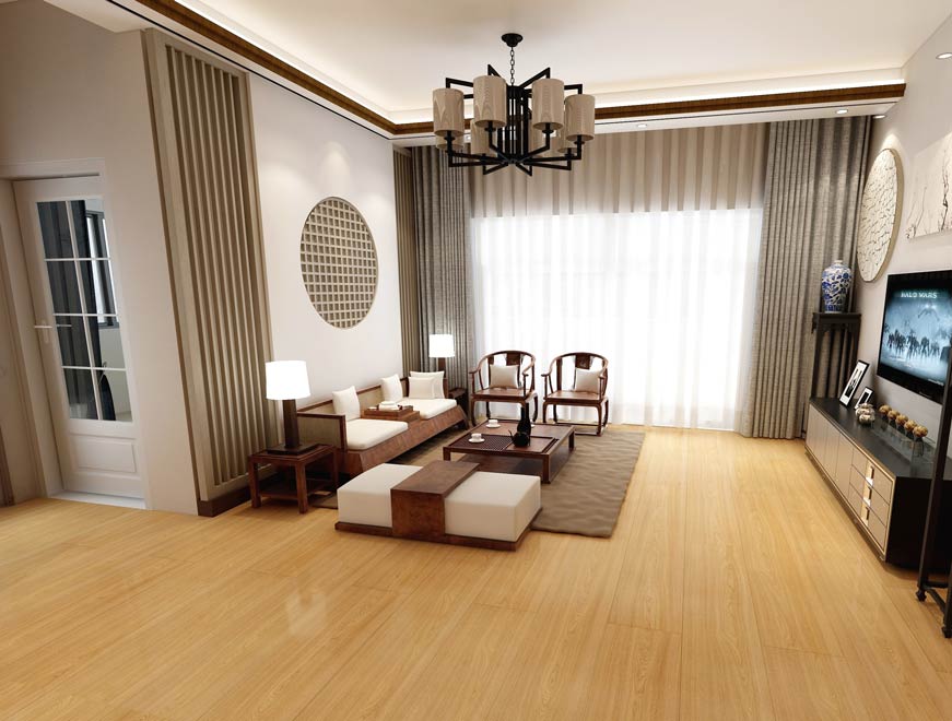 Thiết kế sàn nhựa theo phong thủy