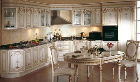 Thiết kế phòng bếp theo phong cách cổ điển