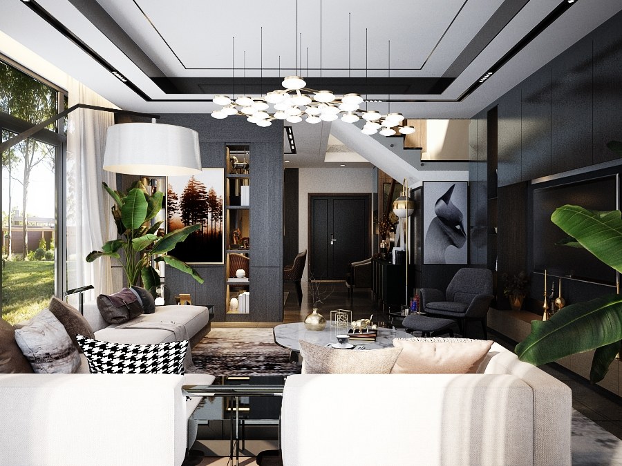 Thiết kế biệt thự 150m2 3 phòng ngủ hiện đại