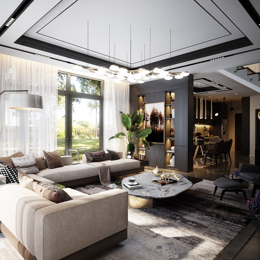 Thiết kế biệt thự 150m2 3 phòng ngủ hiện đại