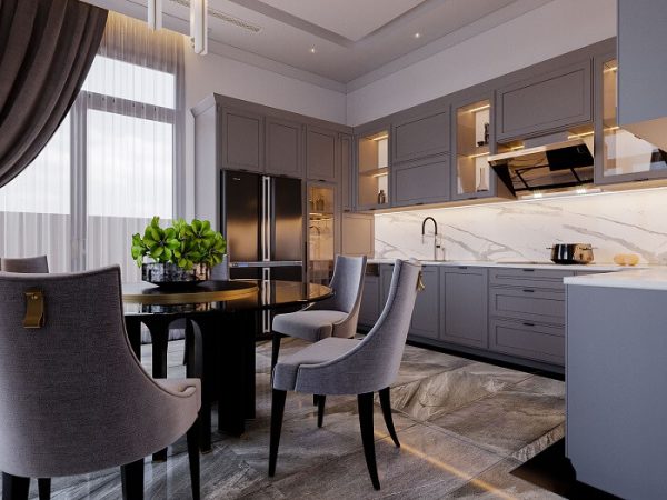 Thiết kế nội thất biệt thự song lập cao cấp