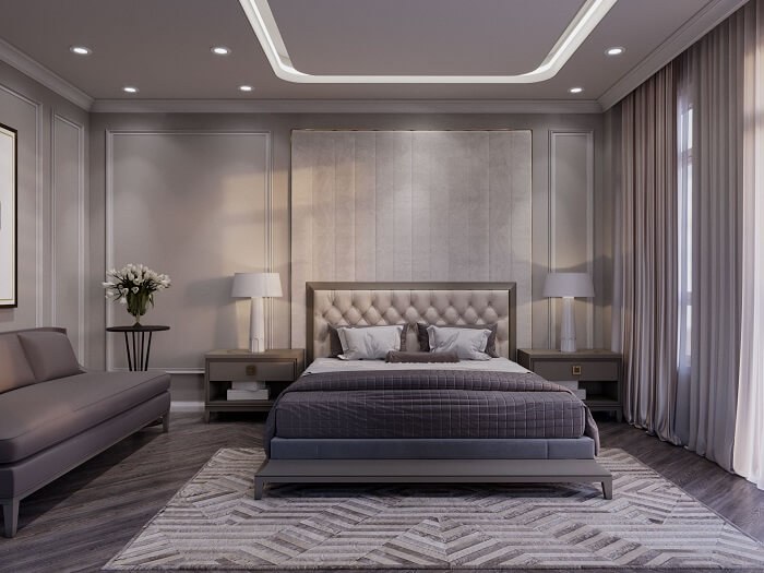 Thiết kế nội thất biệt thự song lập cao cấp