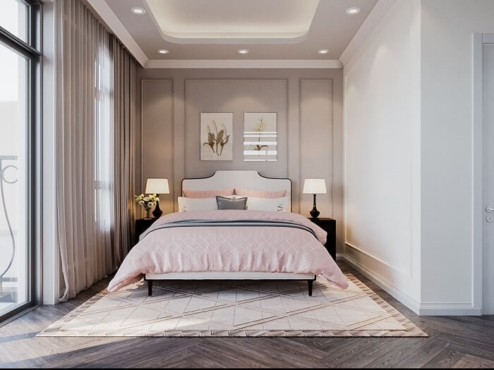 Thiết kế nội thất biệt thự song lập cao cấp