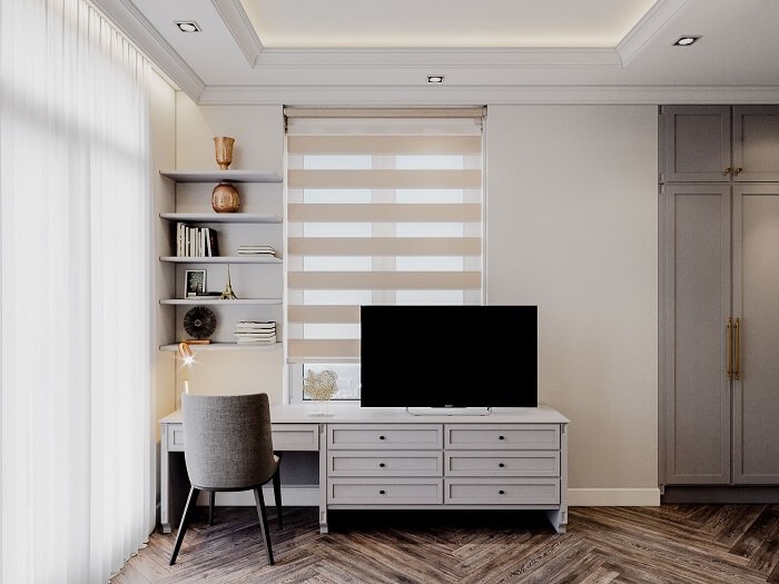 Thiết kế nội thất biệt thự song lập cao cấp