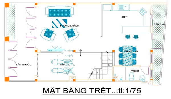 Thiết kế nội thất biệt thự tân cổ điển 150m2 sang trọng và quyến rũ