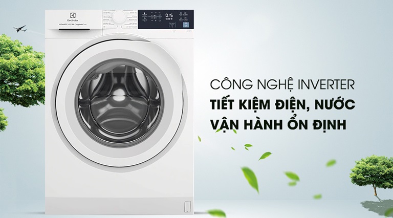 Máy giặt Electrolux EWF8024D3WB 8kg lồng ngang màu trắng