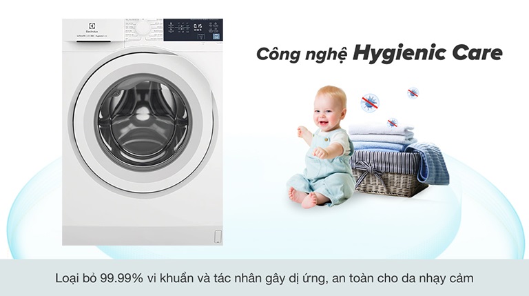 Máy giặt Electrolux EWF8024D3WB 8kg lồng ngang màu trắng