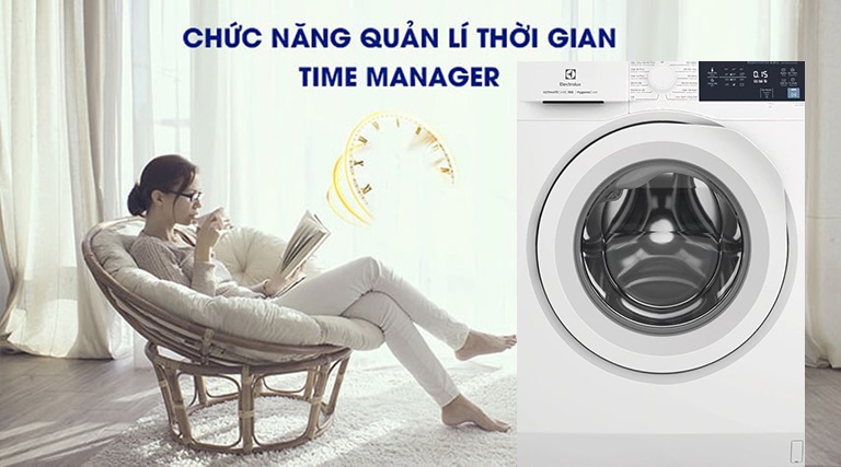 Máy giặt Electrolux EWF8024D3WB 8kg lồng ngang màu trắng