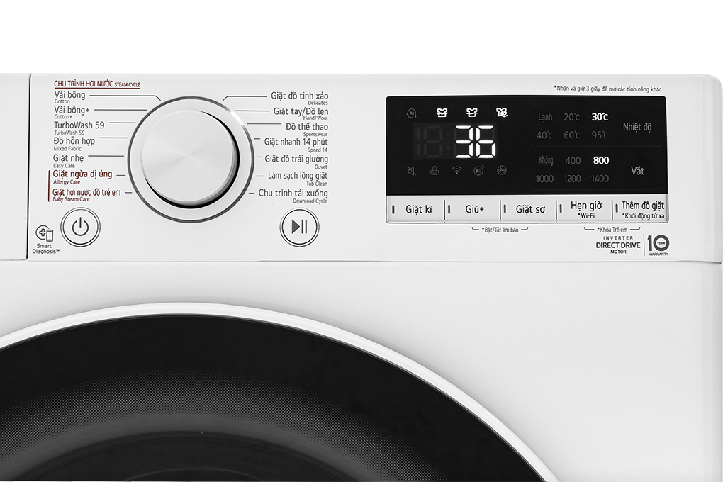 MÁY GIẶT LG FV1413S4W, 13KG, INVERTER ,LỒNG NGANG, MÀU TRẮNG - LIÊN HỆ ĐỂ ĐƯỢC GIÁ TỐT