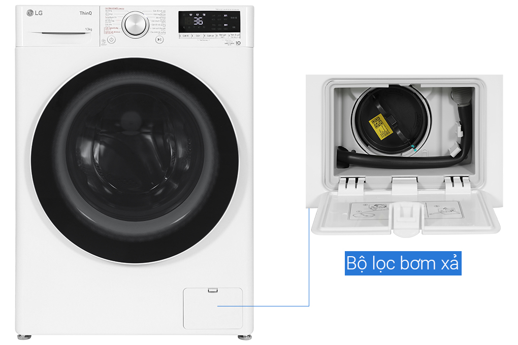 MÁY GIẶT LG FV1413S4W, 13KG, INVERTER ,LỒNG NGANG, MÀU TRẮNG - LIÊN HỆ ĐỂ ĐƯỢC GIÁ TỐT