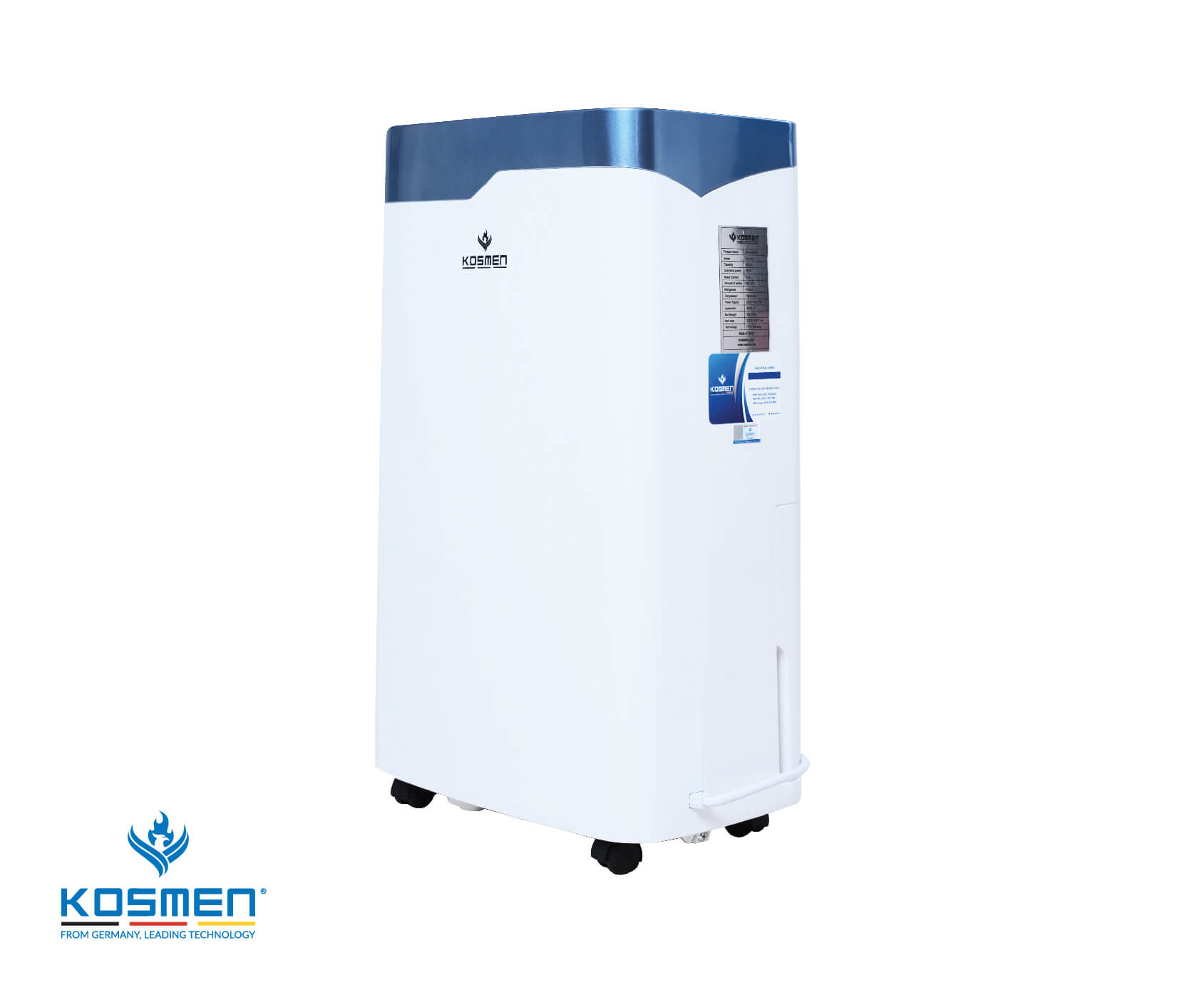 MÁY HÚT ẨM KOSMEN KM-20N, 40 – 80m2, 300W