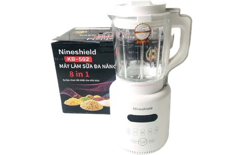 Máy làm sữa hạt đa năng Nineshield KB503 (Làm sữa, xay, nấu, hấp)