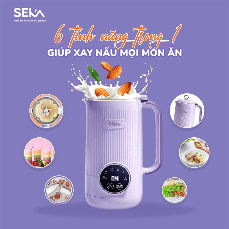 MÁY LÀM SỮA HẠT SEKA SK320, 1.2 LÍT - 800W - LIÊN HỆ ĐỂ ĐƯỢC GIÁ TỐT